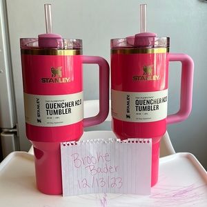 Stanley Pink Parade 40oz Quencher Black Friday Limited Edition